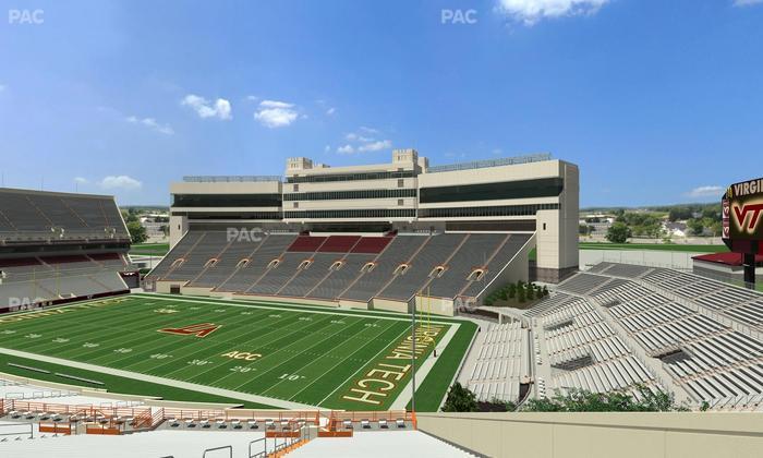 Lane Stadium - Section 126 Seat View