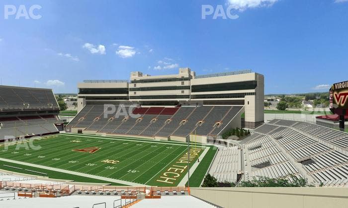Lane Stadium - Section 126 Seat View