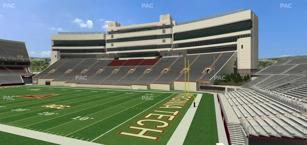 Lane Stadium - Section 126 Seat View