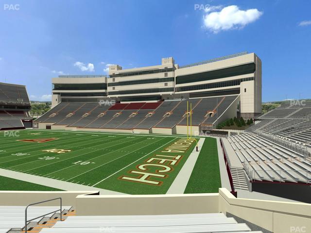 Lane Stadium - Section 126 Seat View