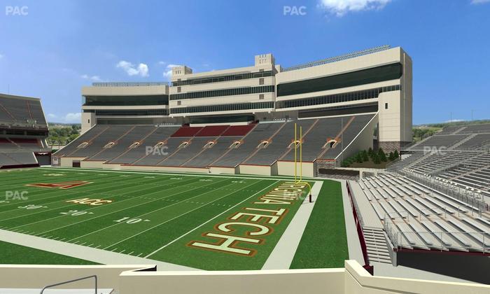 Lane Stadium - Section 126 Seat View