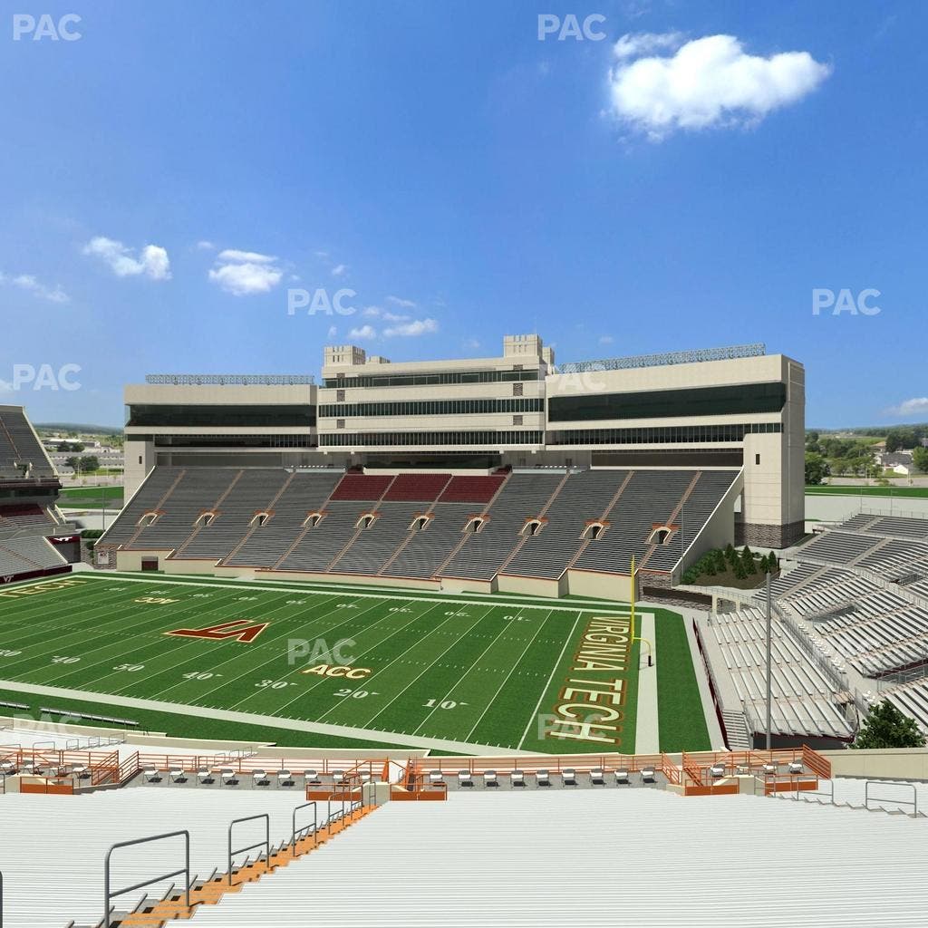 Lane Stadium - Section 127 Seat View