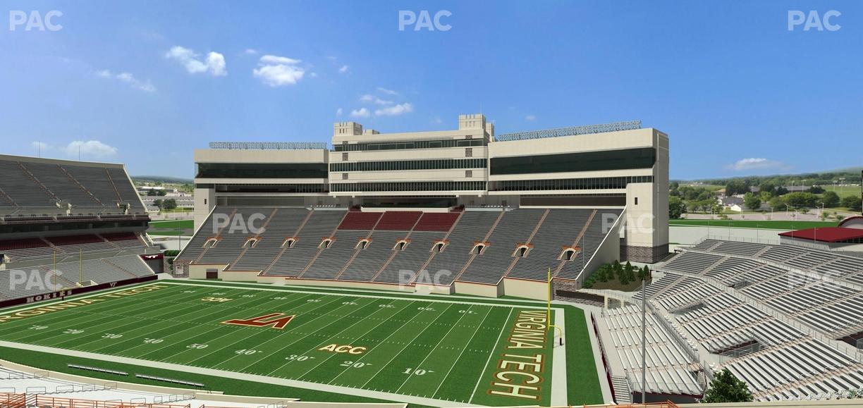Lane Stadium - Section 127 Seat View