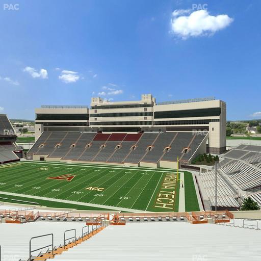Lane Stadium - Section 127 Seat View