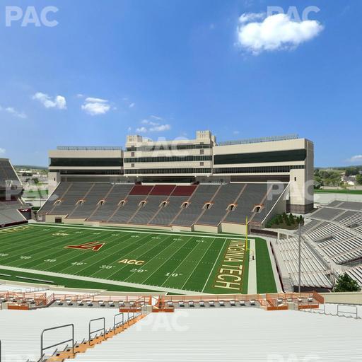 Lane Stadium - Section 127 Seat View