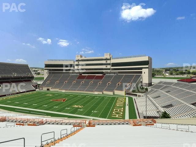 Lane Stadium - Section 127 Seat View