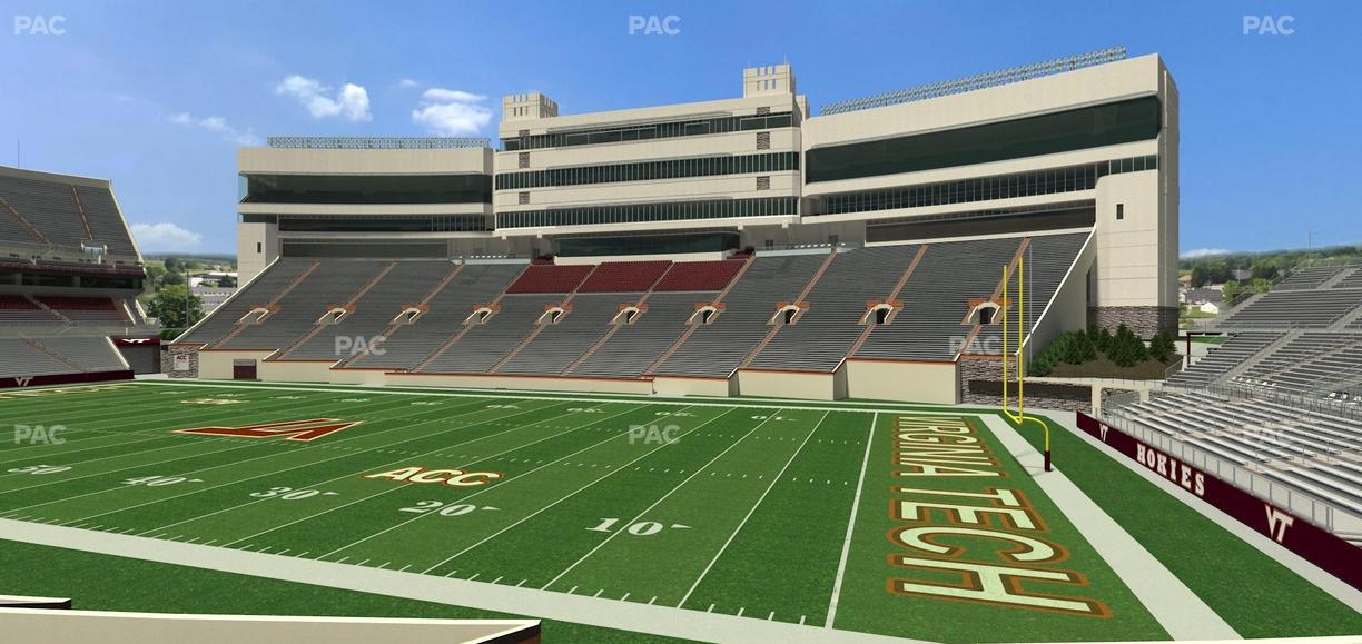 Lane Stadium - Section 127 Seat View