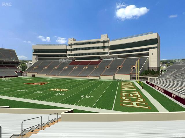 Lane Stadium - Section 127 Seat View