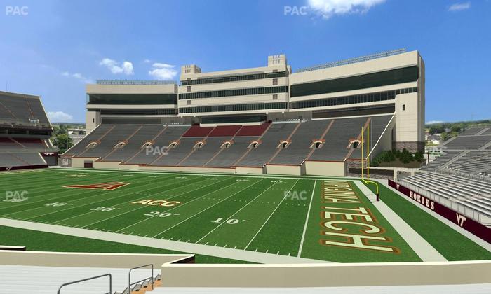 Lane Stadium - Section 127 Seat View