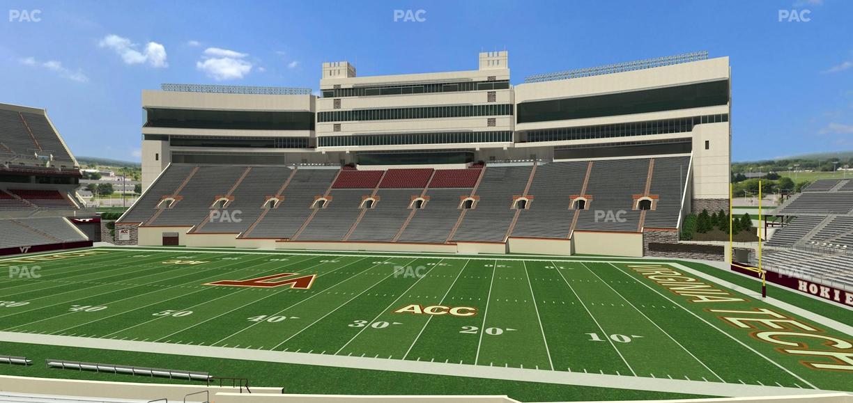 Lane Stadium - Section 128 Seat View