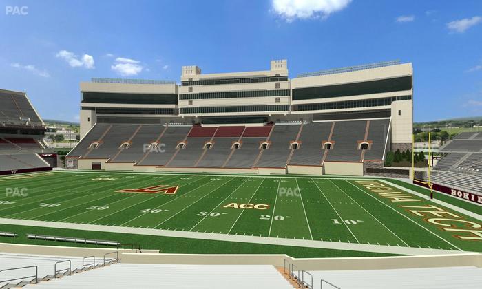 Lane Stadium - Section 128 Seat View
