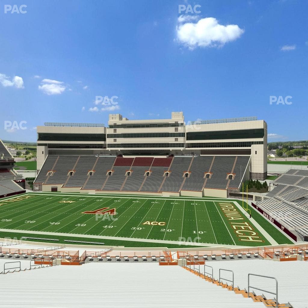 Lane Stadium - Section 128 Seat View