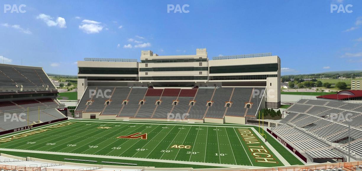 Lane Stadium - Section 128 Seat View