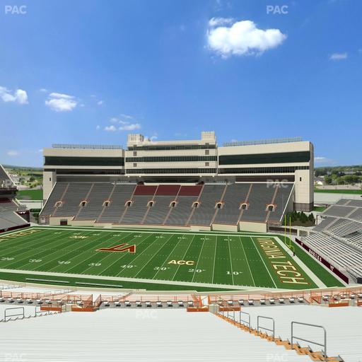 Lane Stadium - Section 128 Seat View