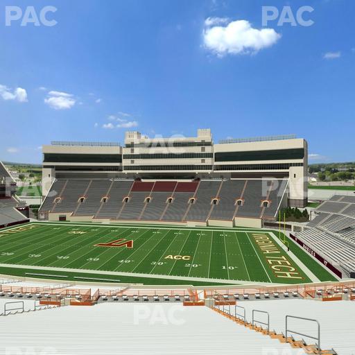 Lane Stadium - Section 128 Seat View