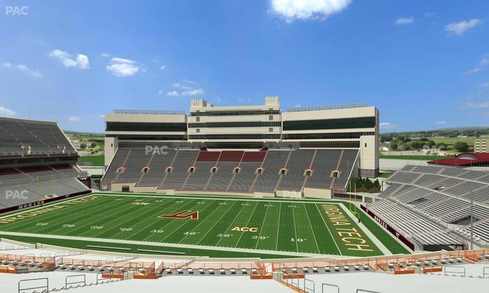 Lane Stadium - Section 128 Seat View