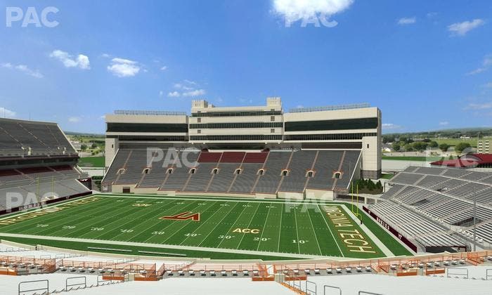Lane Stadium - Section 128 Seat View