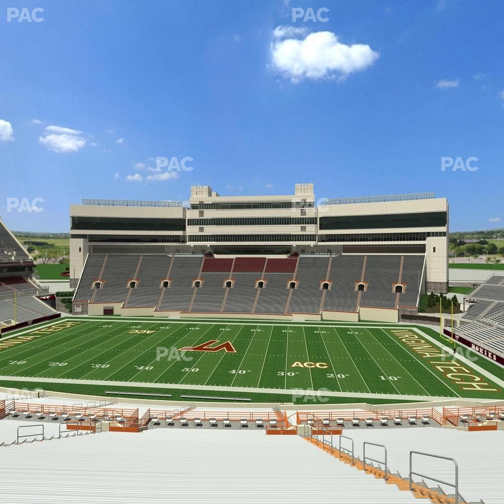 Lane Stadium - Section 129 Seat View