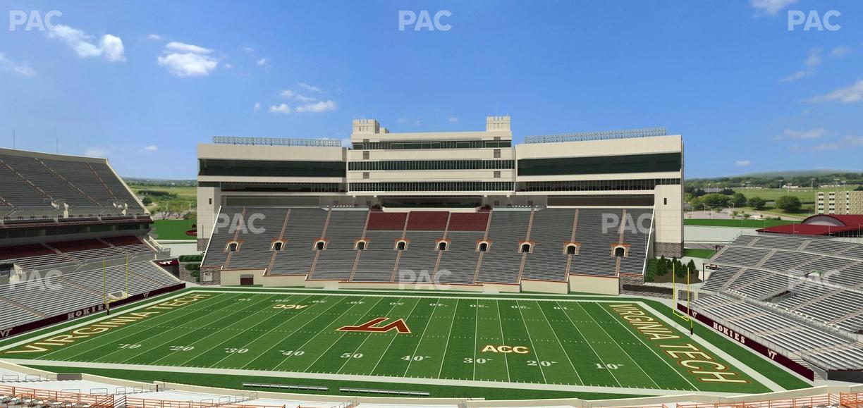 Lane Stadium - Section 129 Seat View