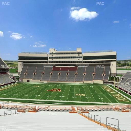 Lane Stadium - Section 129 Seat View