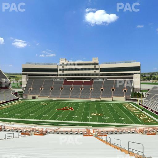 Lane Stadium - Section 129 Seat View