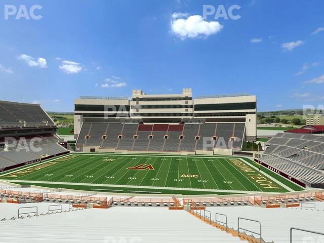 Lane Stadium - Section 129 Seat View Lane Stadium - Section 129 Seat View