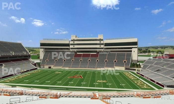 Lane Stadium - Section 129 Seat View