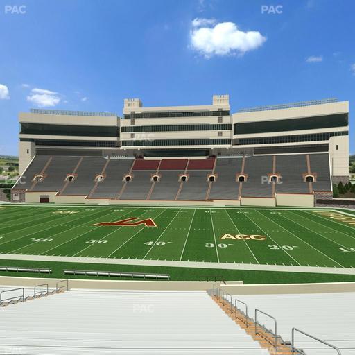 Lane Stadium - Section 129 Seat View