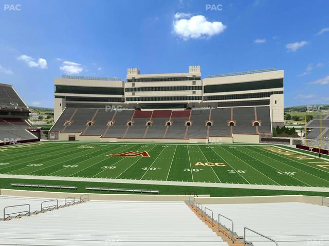 Lane Stadium - Section 129 Seat View