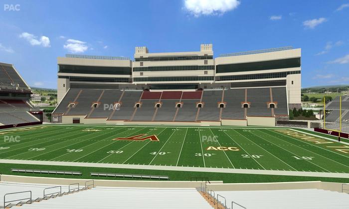 Lane Stadium - Section 129 Seat View