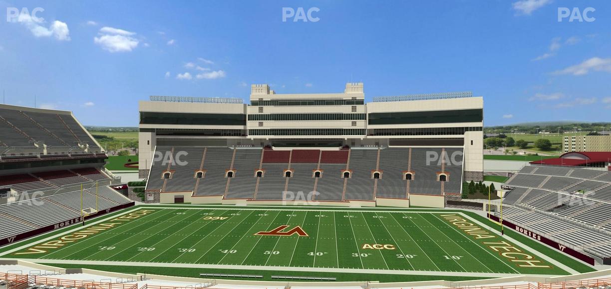 Lane Stadium - Section 130 Seat View
