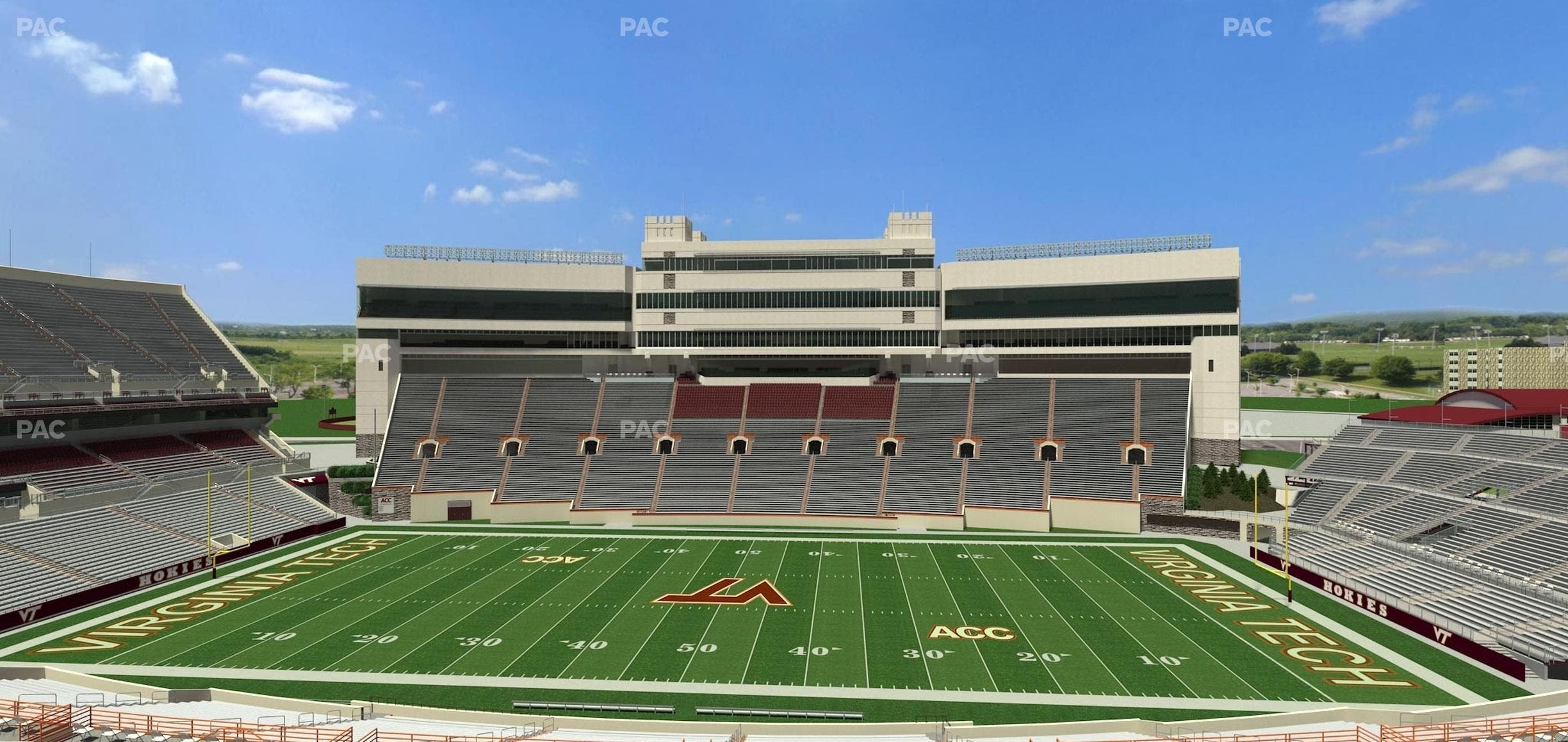 Lane Stadium - Section 130 Seat View