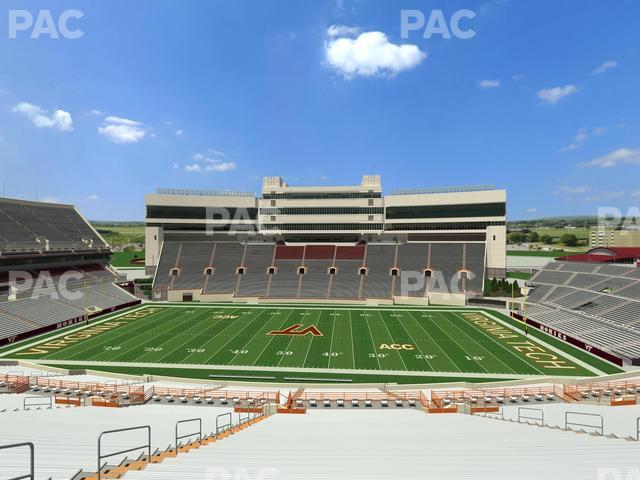 Lane Stadium - Section 130 Seat View Lane Stadium - Section 130 Seat View