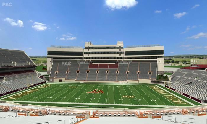 Lane Stadium - Section 130 Seat View