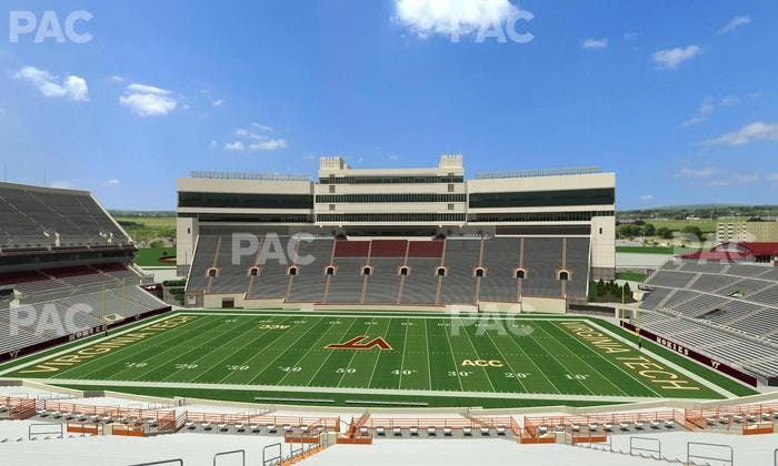 Lane Stadium - Section 130 Seat View