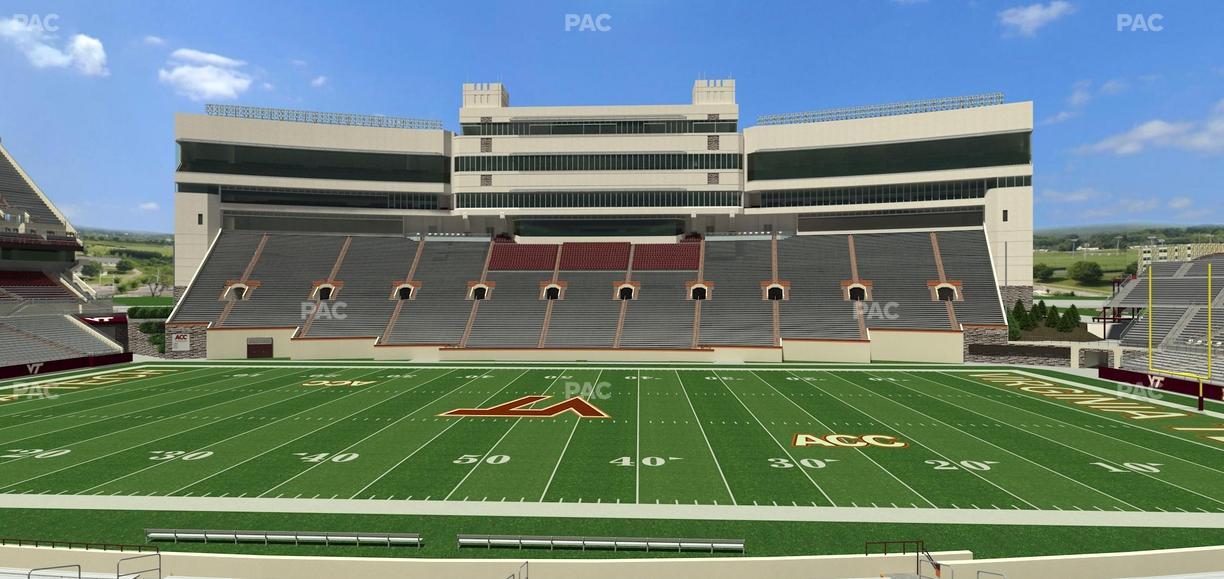 Lane Stadium - Section 130 Seat View