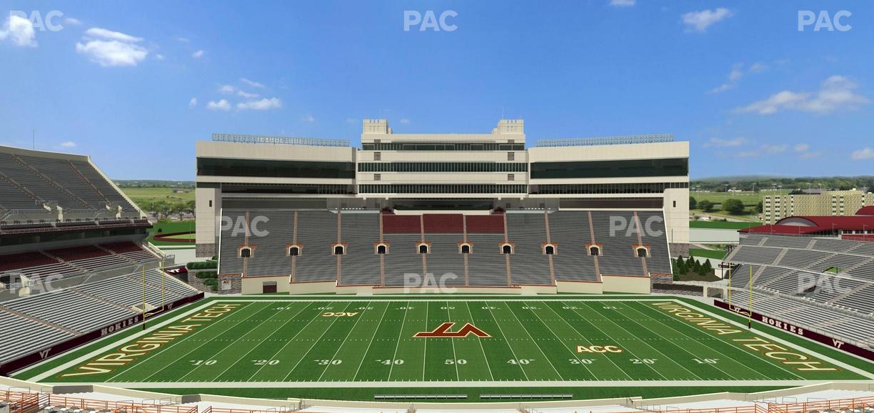 Lane Stadium - Section 131 Seat View