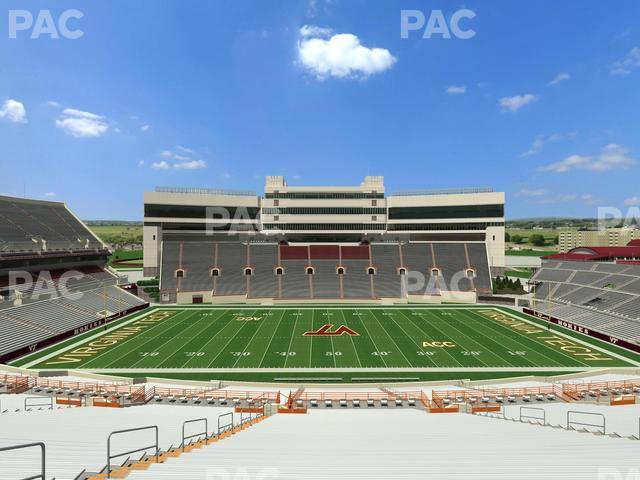 Lane Stadium - Section 131 Seat View Lane Stadium - Section 131 Seat View