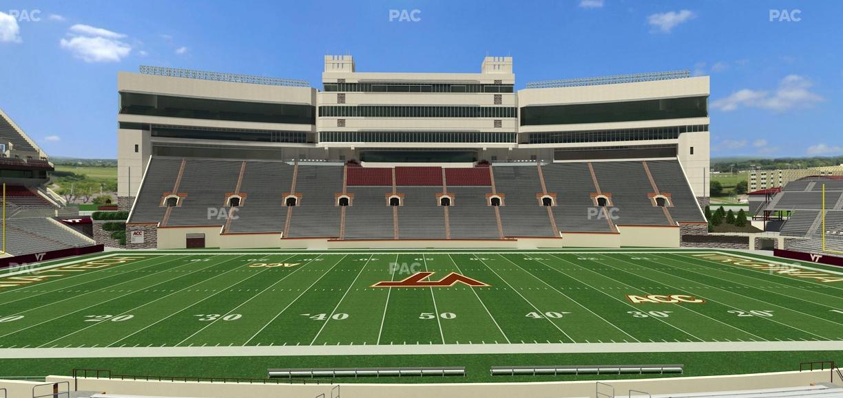 Lane Stadium - Section 131 Seat View