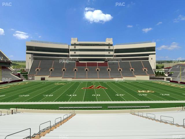 Lane Stadium - Section 131 Seat View