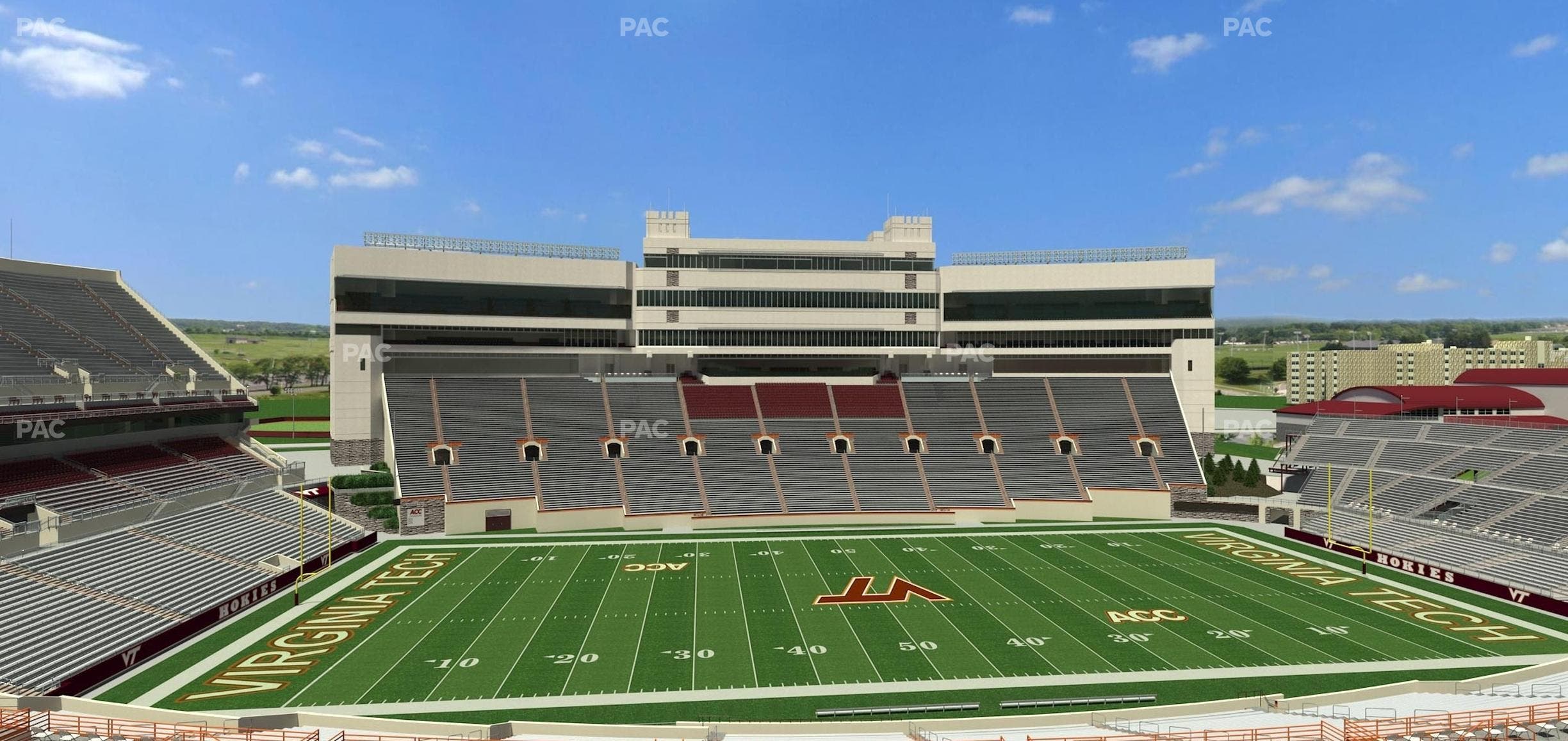 Lane Stadium - Section 132 Seat View