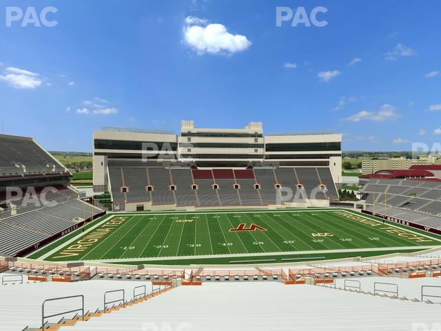Lane Stadium - Section 132 Seat View Lane Stadium - Section 132 Seat View