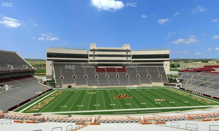 Lane Stadium - Section 132 Seat View