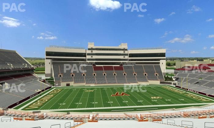 Lane Stadium - Section 132 Seat View