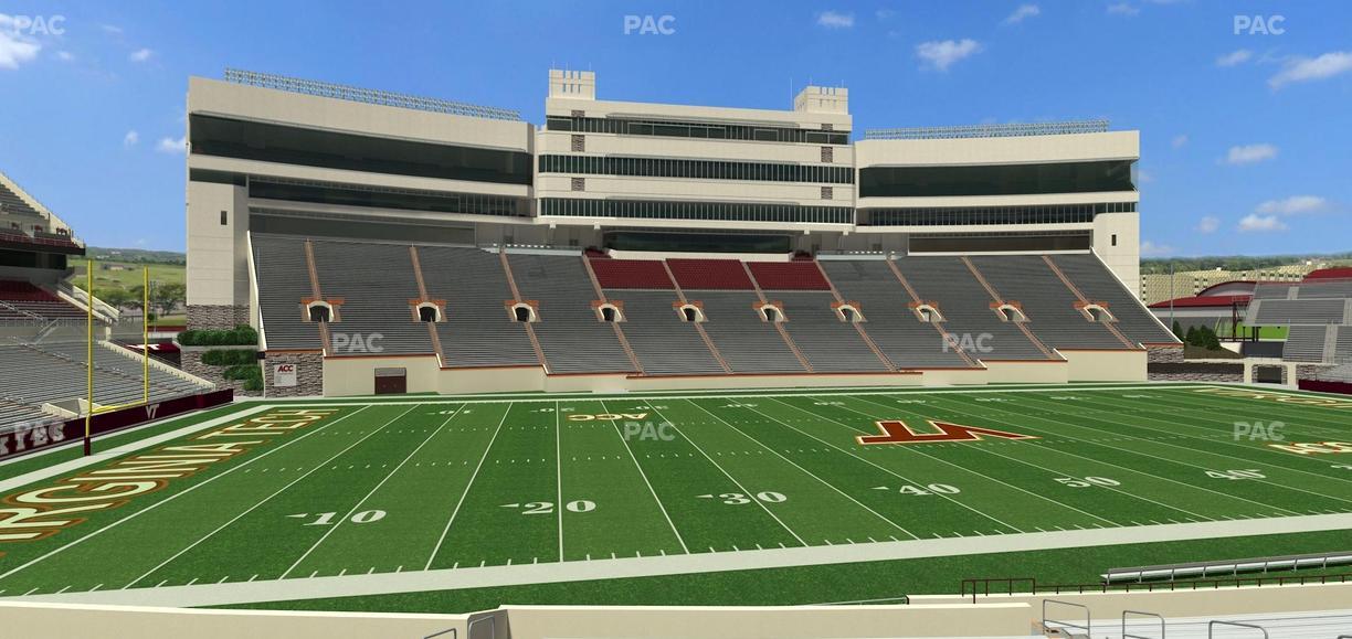Lane Stadium - Section 133 Seat View