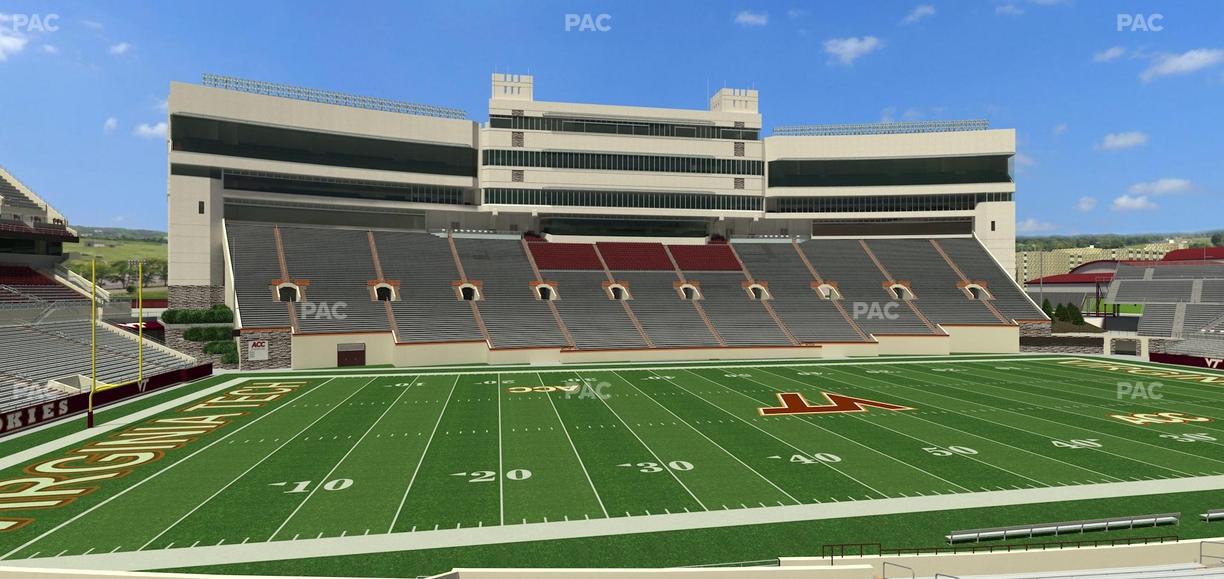Lane Stadium - Section 133 Seat View