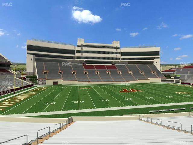 Lane Stadium - Section 133 Seat View
