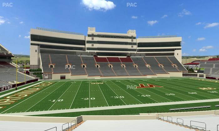 Lane Stadium - Section 133 Seat View