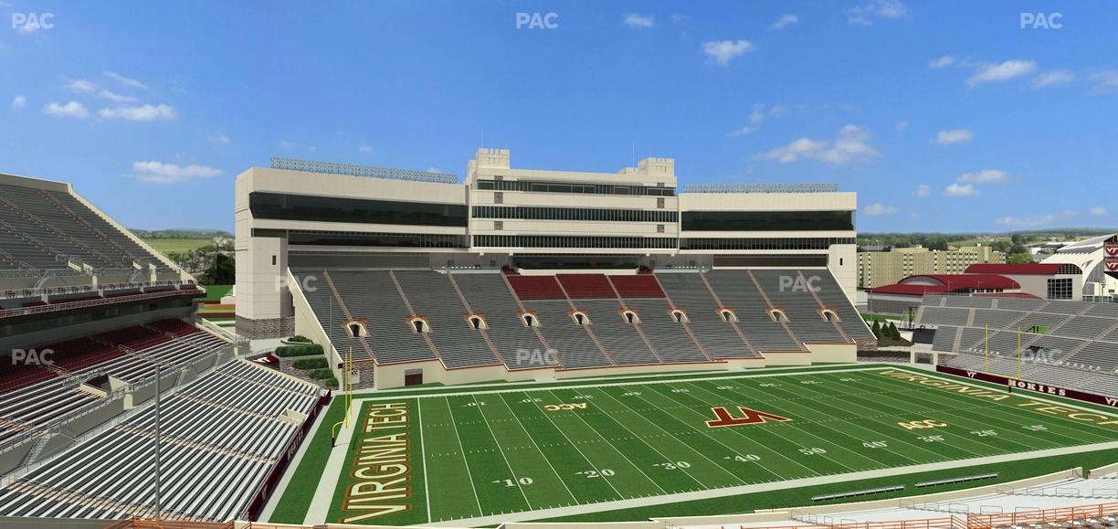 Lane Stadium - Section 134 Seat View