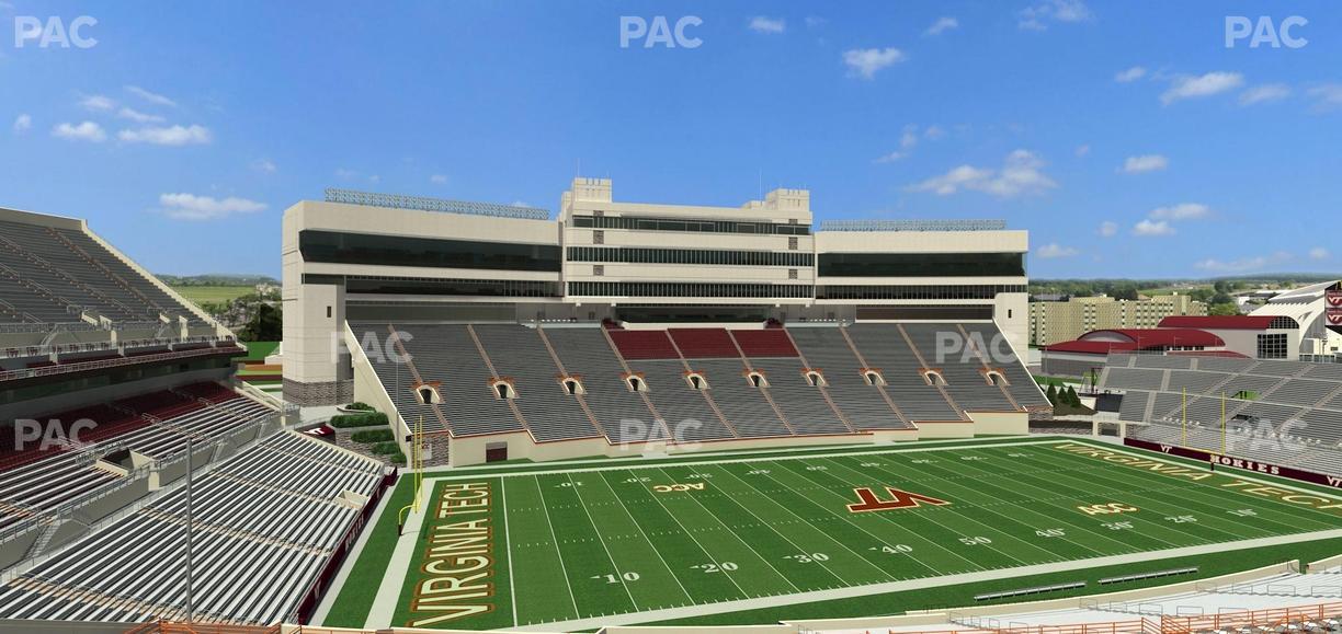 Lane Stadium - Section 134 Seat View